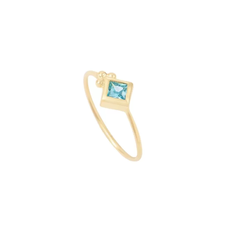 Louise Hendricks Bagues<Bague-Driss Losange Bleu