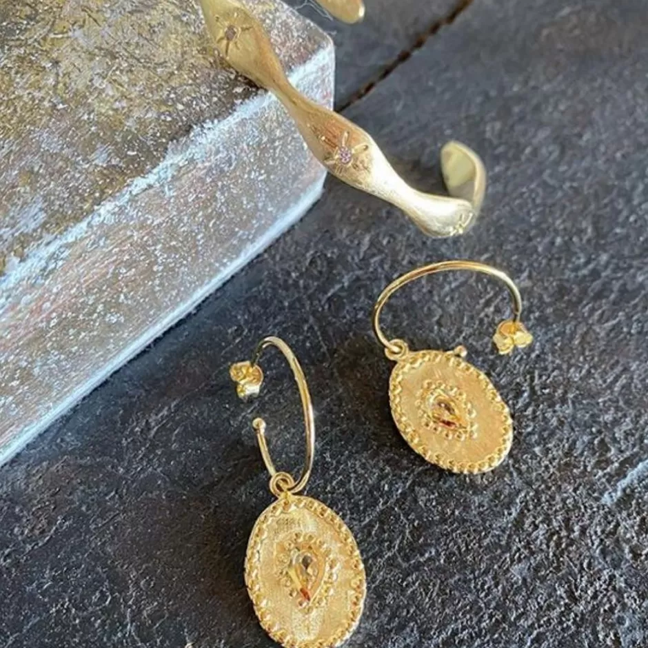 Louise Hendricks Boucles Oreilles<Boucles D'Oreilles-Verine Citrine