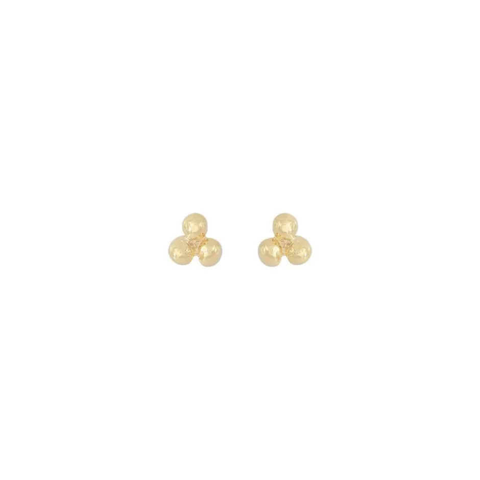 Louise Hendricks Boucles Oreilles<Puces-Marcia 3 Billes