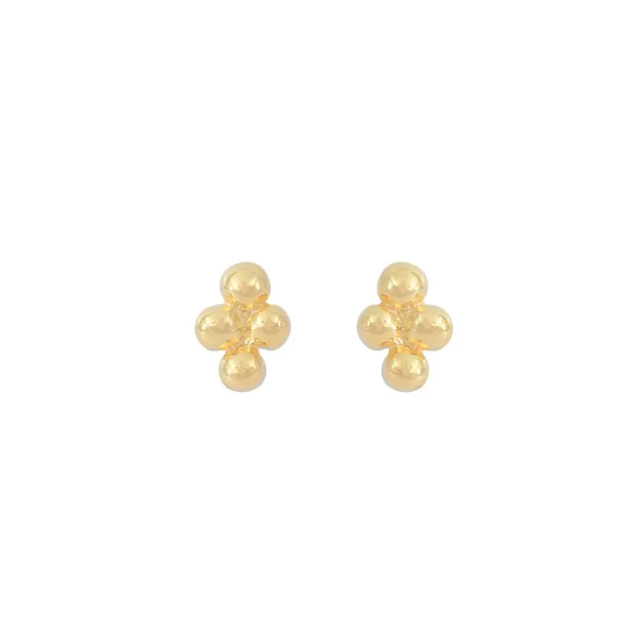 Louise Hendricks Boucles Oreilles<Puces-Marcia 4 Billes