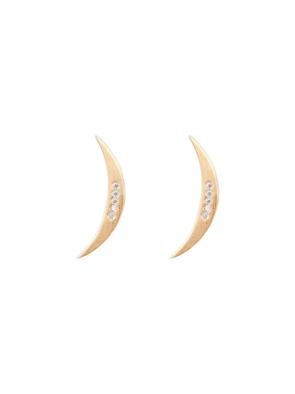 Louise Hendricks Boucles Oreilles<Studs-Moon Xl